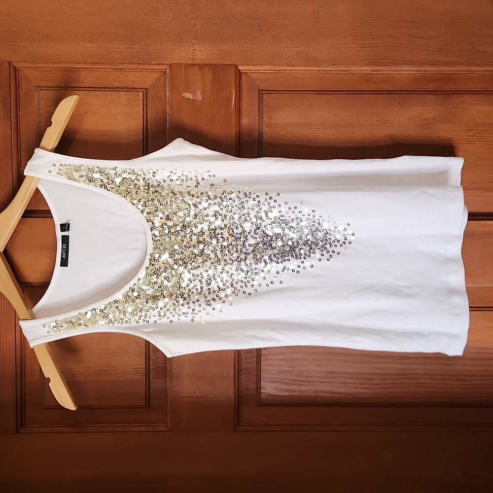 Blingy sparkle tank top